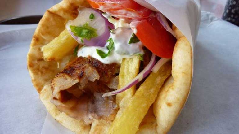 Φτιάξτε σπιτικά πίτα γύρο χοιρινό